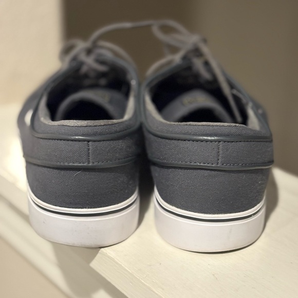 Nike SB Zoom Stefan Janoski Shoes Men's 10 Gray Skateboarding Canvas 615957-027 - Picture 7 of 9